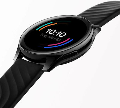 OnePlus Watch Stainless Steel 46mm with Heart Rate Monitor (Midnight Black)