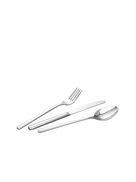 GTSA Metallic Table Fork Set Silver Άρτεμις 20.6cm 12pcs