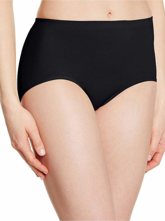 Shape Η Maxi Висока талия Дамско Слип Черен