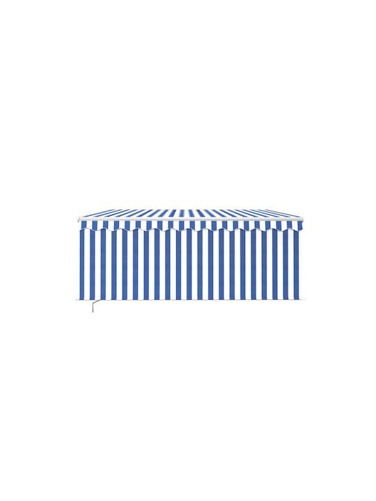 vidaXL Zelt Terrasse Blue / White 3x2.5m