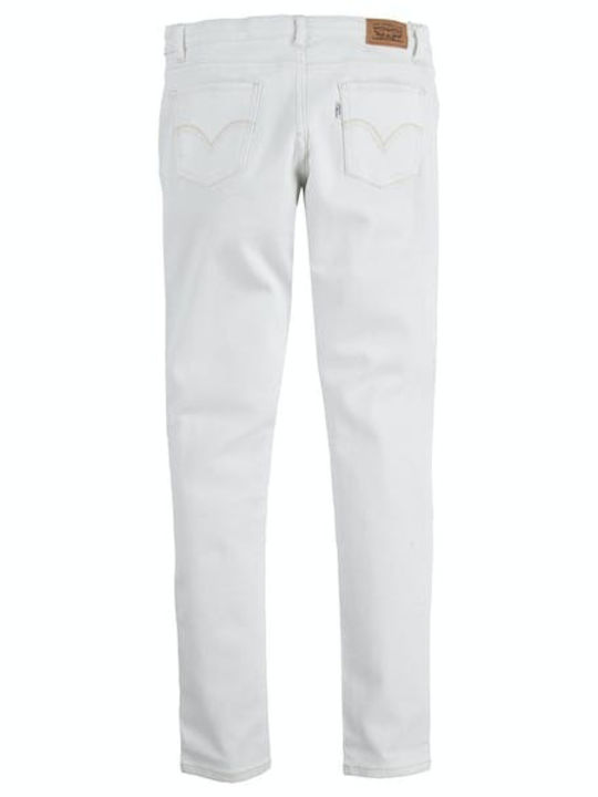 Levi's Girls Denim Trouser White