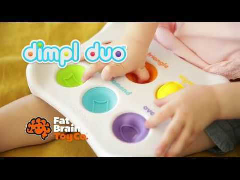 Fat Brain Toys Jucărie pentru Bebeluși Dimpl Duo pentru 12++ Luni