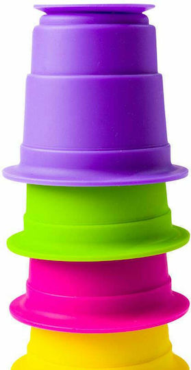 Fat Brain Toys Stacking Toy Suction Kupz for 12++ Months