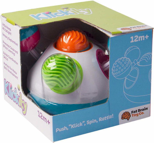 Fat Brain Toys Сензорни Klickity за 12+ Месеца