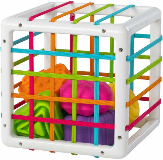 Fat Brain Toys Играчка за сортиране на форми InnyBin със звуци за 10++ месеца