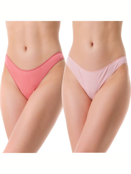 Invisible Women's Slip 2Pack Pink/Coral