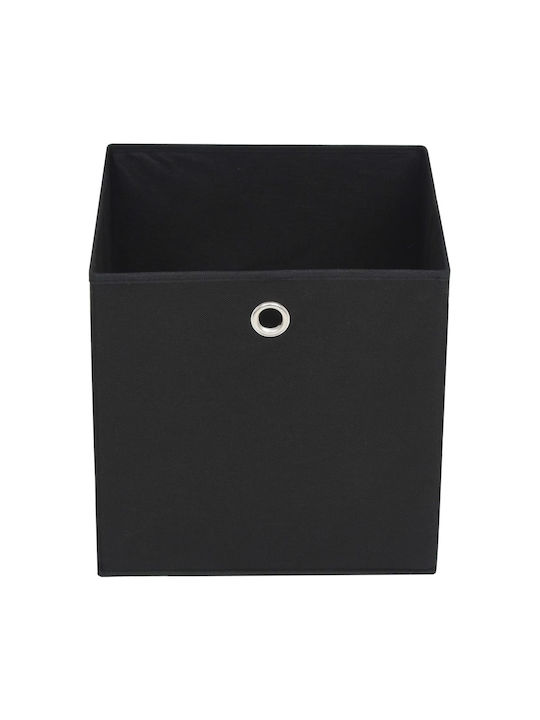 vidaXL vidaXL Kunststoff Aufbewahrungsbox mit Deckel Schwarz 28x28x28cm 10 Stück