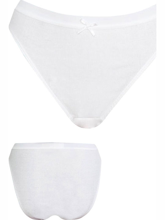 High-waisted Women's Slip White