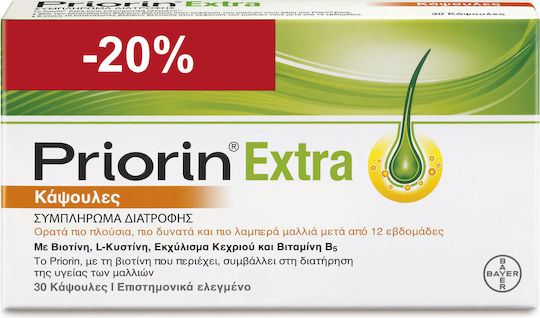 Priorin Extra Special Food Supplement 30 Capsules