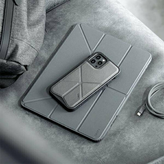 Uniq Moven Flip Cover Gri (iPad Pro 2021 11")
