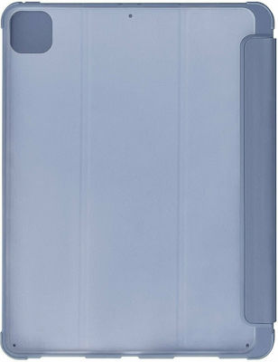 Hurtel Smart Flip Cover Piele artificială Albastru (iPad Pro 2021 12.9")