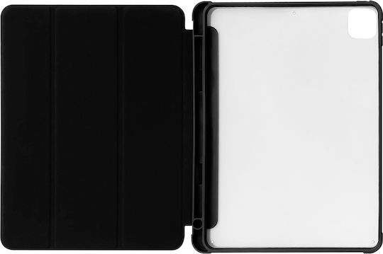 Hurtel Smart Flip Cover Μαύρη (iPad Pro 2021 12.9")
