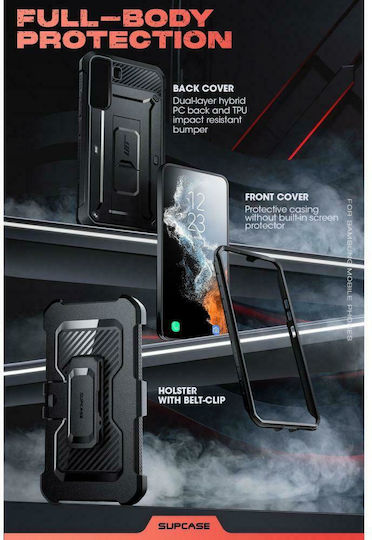 Supcase Unicorn Beetle Pro Back Cover Πλαστικό Μαύρο (Galaxy S22 5G)