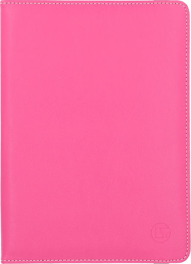 Lamtech Rotating Flip Cover Περιστρεφόμενη Ροζ (Universal 10")