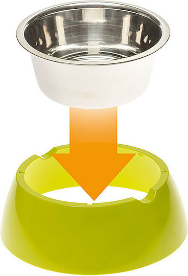 Ferplast Jolie Plastic Food and Water Bowl for Dog and Cat 500ml 17.1x5.5cm