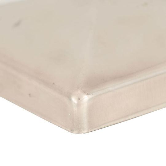vidaXL Cap за градински под от Inox 101x101бр 6бр Колонна пирамида