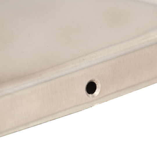 vidaXL Cap за градински под от Inox 101x101бр 6бр Колонна пирамида