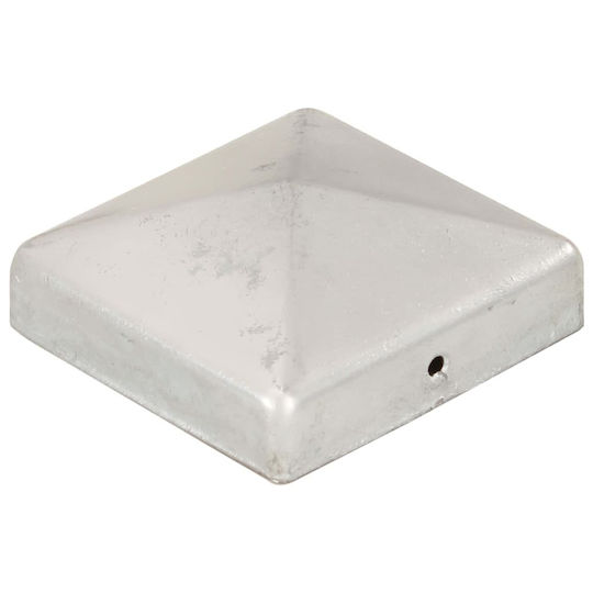 vidaXL Metal Cap for Garden Flooring Pyramid 8.1x8.1cm 6pcs
