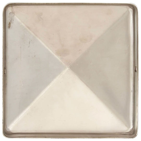 vidaXL Kappe für Gartenboden aus Stahl 8.1x8.1cm 6Stück Pyramide