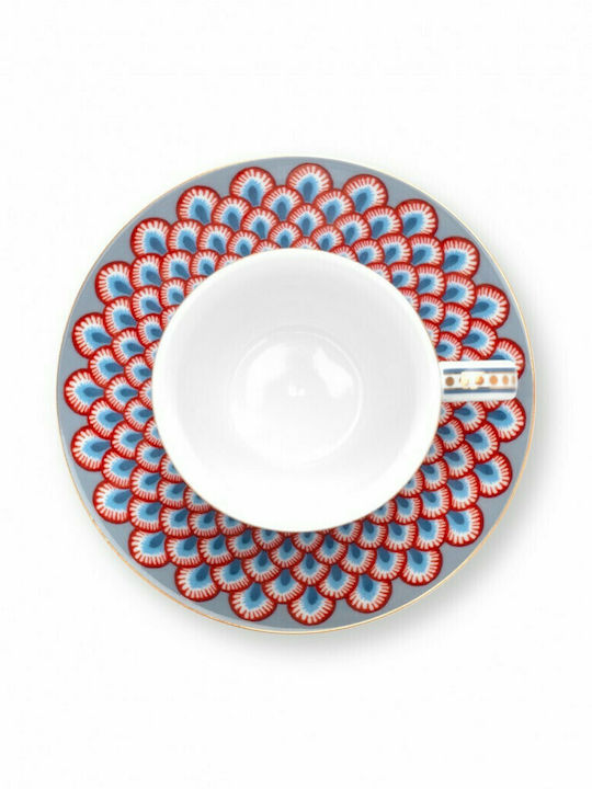 PiP Studio Flower Festival Φλιτζάνι Espresso από Πορσελάνη Μπλε 120ml