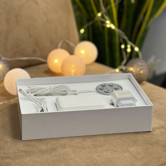 Dudao Ασύρματος Φορτιστής (Qi Pad) 18W Power Delivery Λευκός (A12S gift pack)