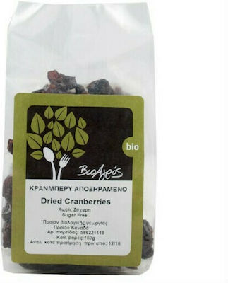 Βιο Αγρός Βιολογικά Cranberries Χωρίς Ζάχαρη 150gr