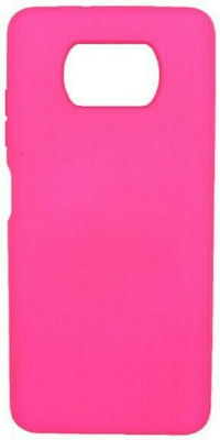 Silicone Back Cover Fuchsia (Poco X3 NFC / X3 Pro)