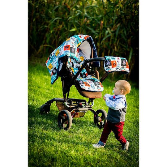 X-treme Baby Pad Cărucior Penguin Față și Spate 35x85 cm Albastru