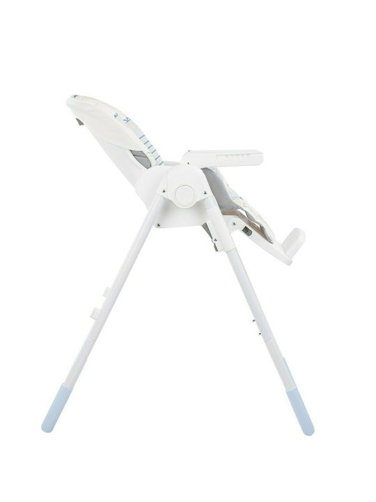 Kikka Boo Vitto Baby Highchair with Adjustable Height Blue Crocodile