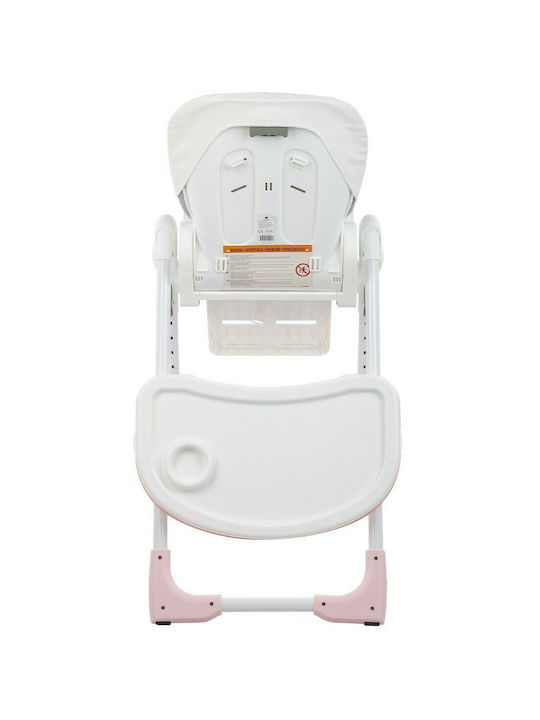 Kikka Boo Vitto Baby Highchair with Adjustable Height Pink Unicorn