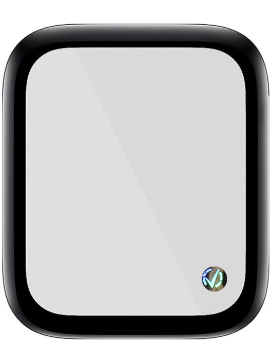 Volte-Tel 0.30mm Full Glue Black Full Face Tempered Glass for the Apple Watch 44mm 1pcs 8305641