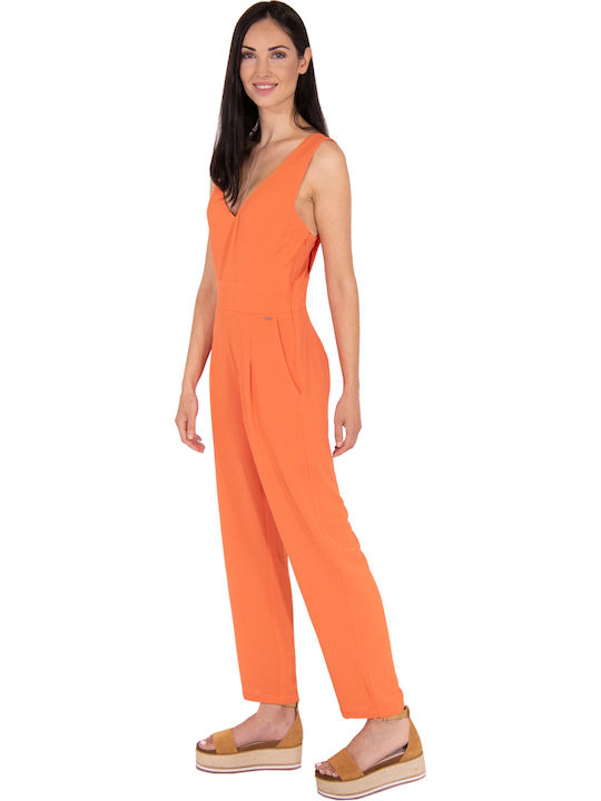 Stella Women's Sleeveless One-piece Suit Orange