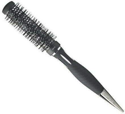 Kent Salon Ceramic Brush Head Hair Brush Black 25mm