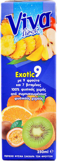 Viva Băutură din Fructe Suc Exotic 9 Fructe 250ml 1buc