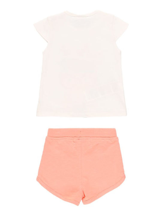 Boboli Kinder Set mit Shorts Sommer 2Stück Ecru