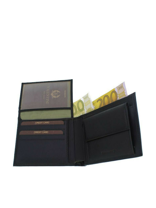 Δερμάτινο Ανδρικό Πορτοφόλι Μαύρο