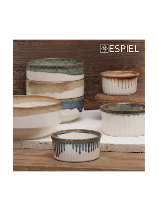 Espiel Essentials Ceramic Round Heat-Resistant Cookware for Souffle 9x9x4cm 6pcs