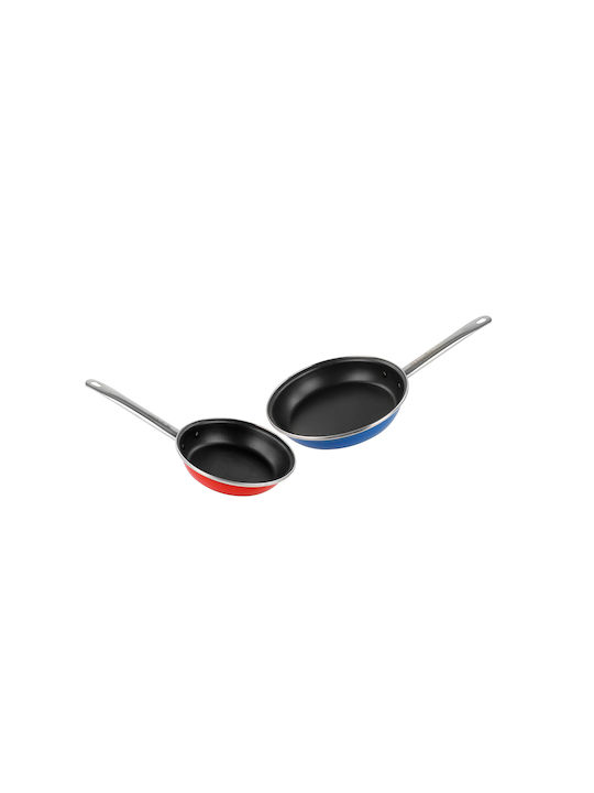 Benetton Rainbow Set de tigăi din aluminiu Multicolour 20.21.0723 2buc