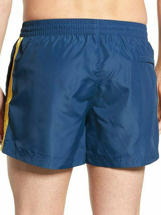 Nikben Studio Herren Badehose Marineblau Monochrom