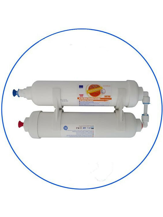 Aqua Filter FROST SOFT-2 External Replacement Water Filter for AEG / Beko / Bosch / LG / Samsung / Siemens / Whirlpool / Ariston / Daewoo / Electrolux / General Electric / Haier / Hitachi / Liebherr / Miele / Morris / Neff Refrigerator 2pcs