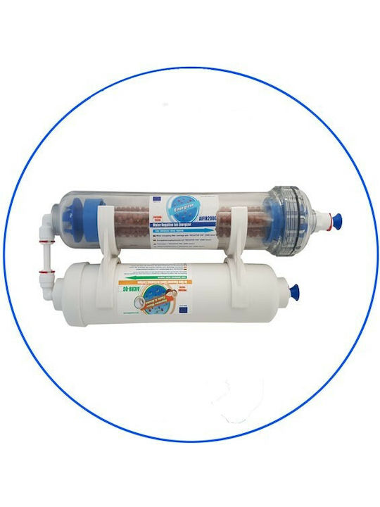 Aqua Filter Alkaline AIFIR 2ST External Replacement Water Filter for AEG / Ariston / Beko / Bosch / Daewoo / Electrolux / General Electric / Haier / Hitachi / LG / Liebherr / Miele / Morris / Neff / Samsung / Siemens / Whirlpool Refrigerator 2pcs