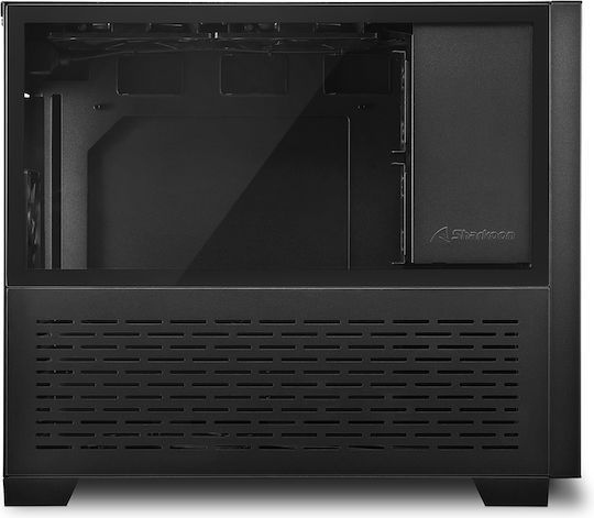 Sharkoon MS-Z1000 Gaming Midi-Turm Computergehäuse mit Seitenfenster Schwarz