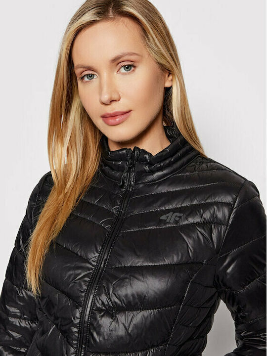 Women's for Hiking Short Puffer Jacket for Winter Black