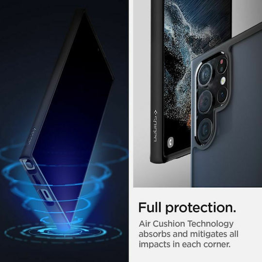 Spigen Ultra Hybrid Plastic / Silicone Back Cover Frost Black (Galaxy S22 Ultra 5G)