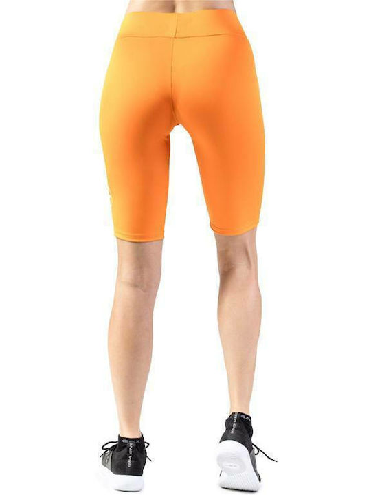Up + Fit Performance 17-29036 Women's Bike Training Legging High Waisted Orange
