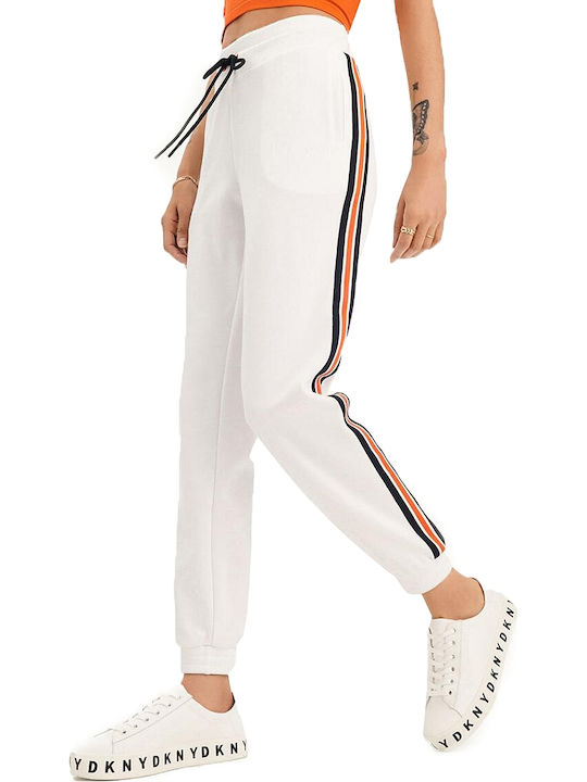 Pantaloni de Trening cu elastic Alb