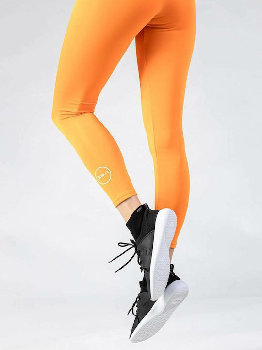 GSA Up+Fit Performance 17-28034 Women's Cropped Training Legging Orange