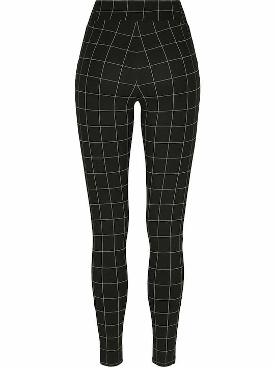 Frauen Lang Leggings Hochgeschnitten Schwarz