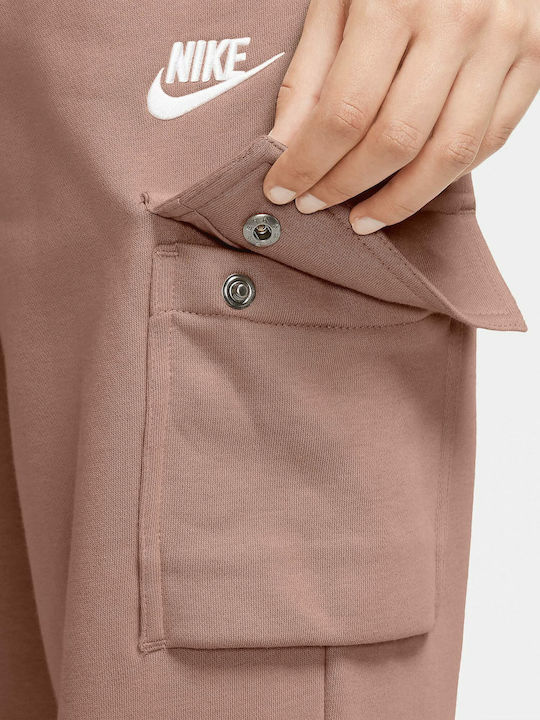 Sportswear Essentials Παντελόνι Φόρμας με Λάστιχο Rose Whisper