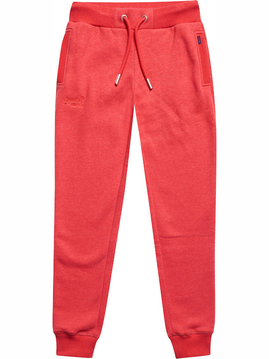 VINTAGE LOGO Jogginghose Jogger Rot
